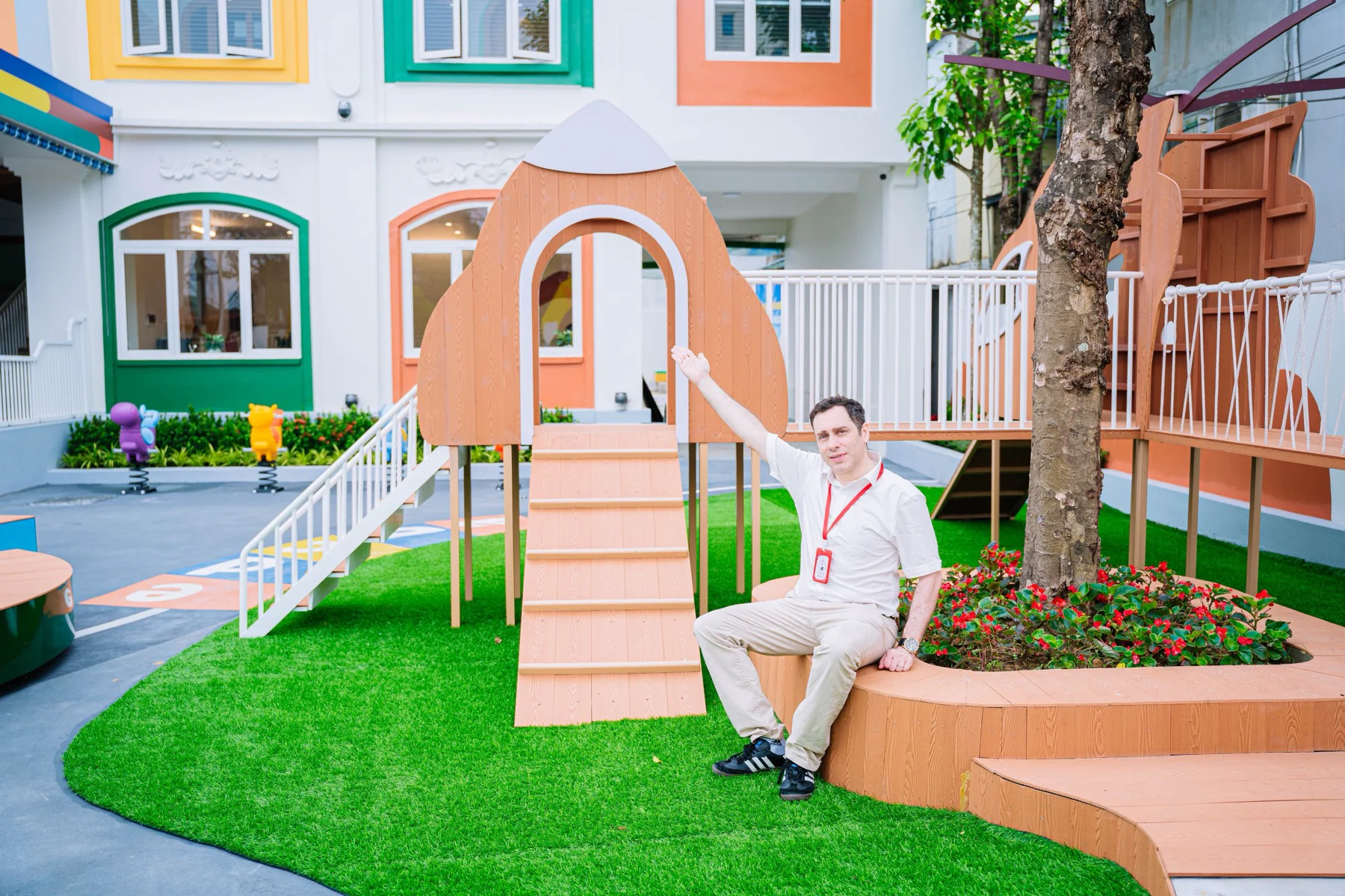 Không gian sân chơi ngoài trời của IVY NORDIC