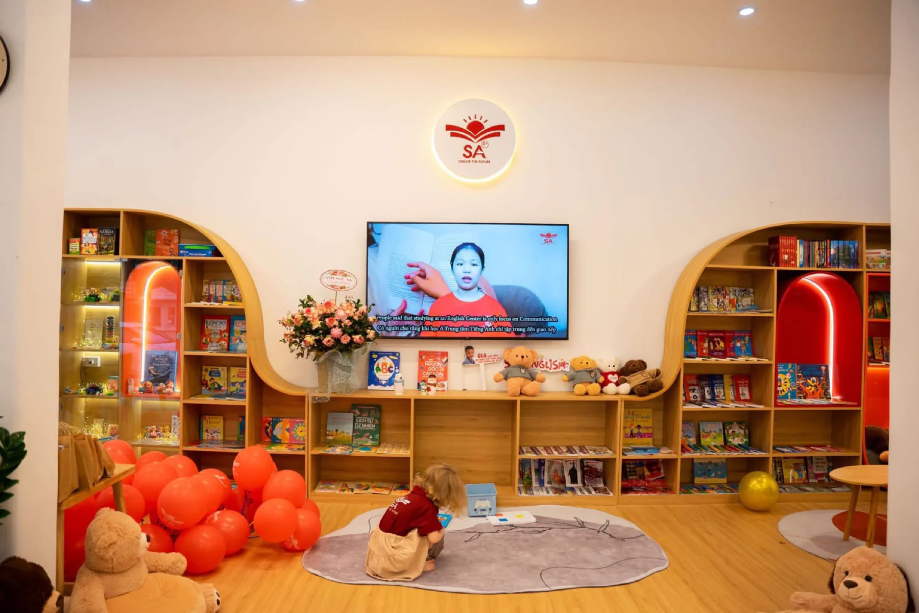 Không gian một cơ sở giáo dục được chuẩn bị cho mô hình vận hành dài hạn.