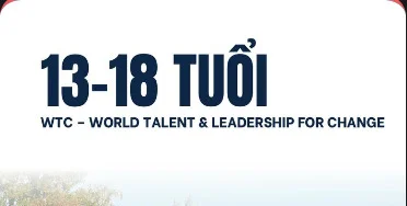 Minh họa giai đoạn WTC 13-18 tuổi, World Talent & Leadership for Change SA EDU